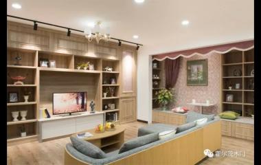 可收纳的电视背景墙！